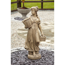 Girl & Basket Antique Girl & Basket Antique