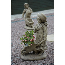 Boy & Girl with Barrow Set