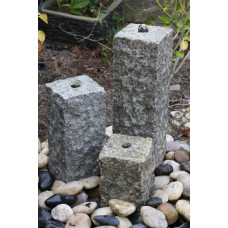 Set of 3 Granite Columns
