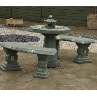 Japanese Painted Patio Set