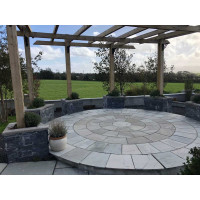 3.0m Kandla Grey Indian Sandstone Circle 3.0m Kandla Grey Indian Sandstone Circle