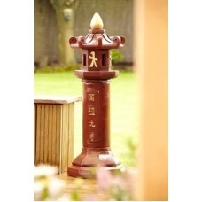 Oriental Candle Lantern Painted