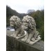 Pair of Sitting Lions