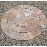 3.0m Raj Blend Indian Sandstone Circle