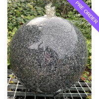 Polished Drilled Granite Sphere